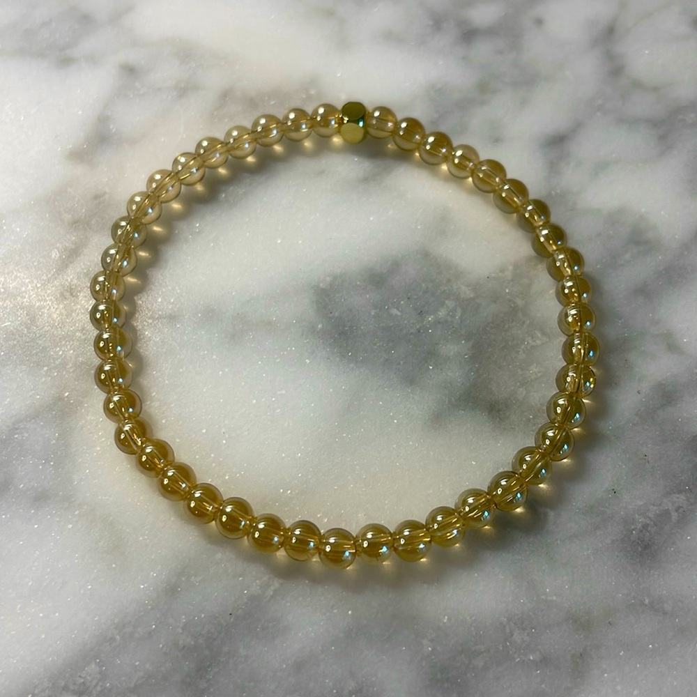 Small citrine bracelet